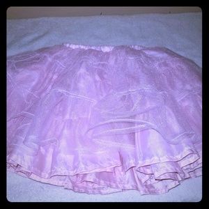 Jillian's Closet shimmery pink tutu skirt